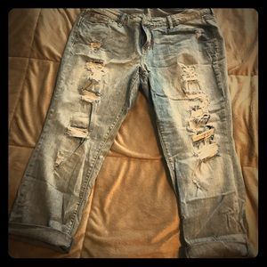 Torrid cropped jeans